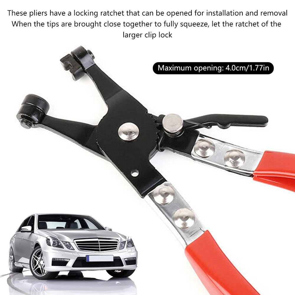 Auto Hose Clamp Pliers Set – Flat Band & Angled Removal Tool Hose Clamp Pliers Richie's