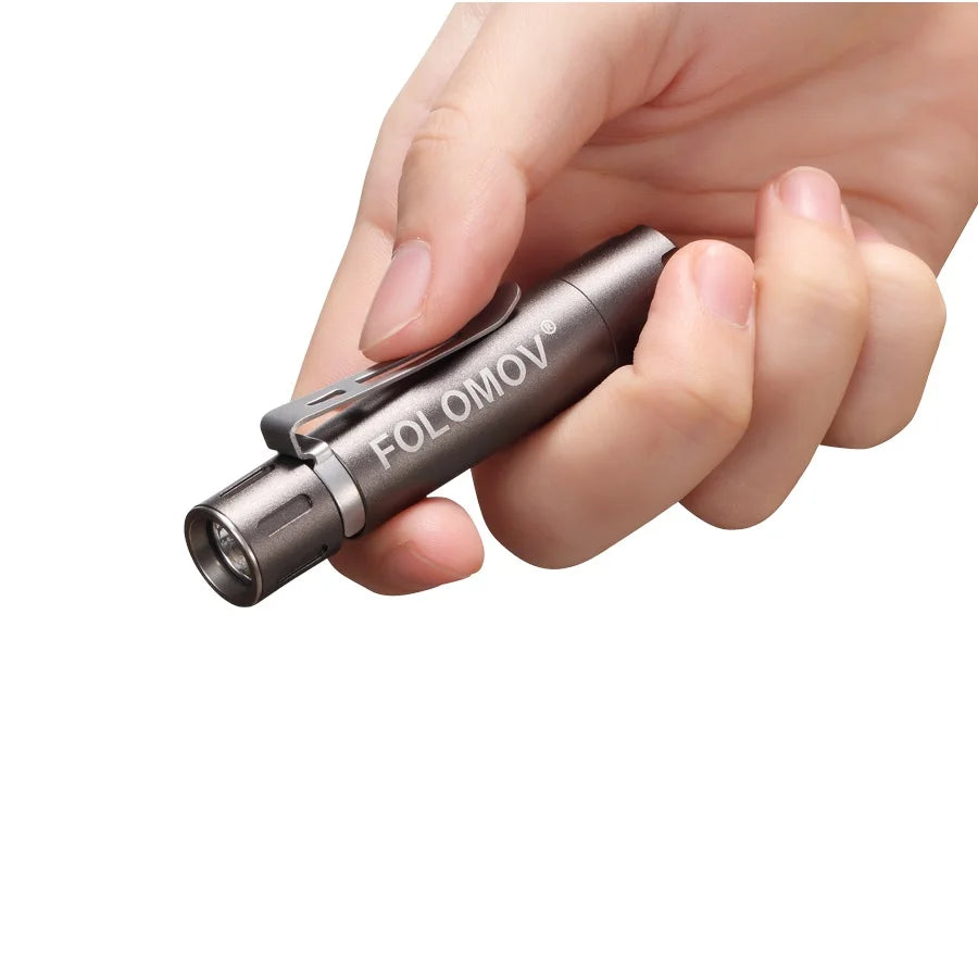 Folomov C1 EDC Mini LED Flashlight 400lm IPX8 Waterproof EDC LED Flashlight Richie's