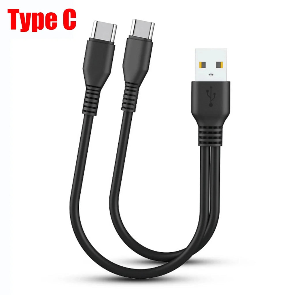 2-in-1 Dual USB-C Fast Charging Cable – iPhone & Android USB-C Charging Cable Richie's USB-Type C 1M