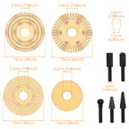 Wood Carving Disc Set – Angle Grinder Grinding Wheel & Burr Rasp Wood Carving Disc Set Richie's