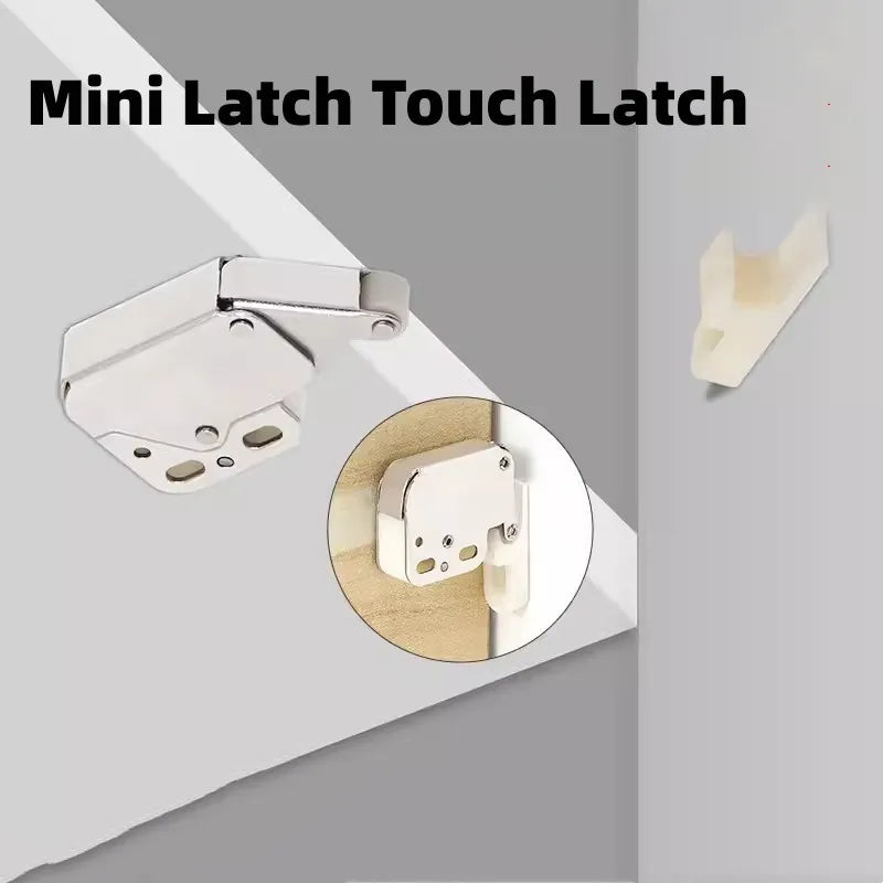 Mini Push-to-Open Touch Latch Spring Catch for Cabinet Doors Cabinet Door Latch Richie's