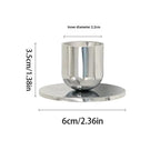 Elegant Metal Candlestick Holder Vintage Tabletop Candle Stand Candle Holder Richie's A8