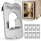 Claw Picture Hangers for Drywall – 40 Lb No-Drill Wall Hooks Picture Wall Hangers Richie's
