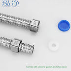 304 Stainless Steel Bellows Hose 1/2" Water Heater Inlet Pipe Plumbing Bellows Hose Richie's