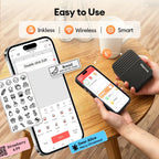 Memiva A1 Mini Bluetooth Thermal Label Printer – Inkless Thermal Label Printer Richie's