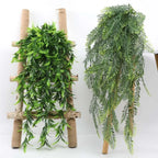 80cm Artificial Hanging Vine – 5-Head Plastic Green Leaf Decor Artificial Hanging Vine Richie's