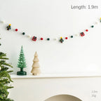 Felt Christmas Banner Hanging Bunting – Reusable Xmas Decor Christmas Banner Richie's
