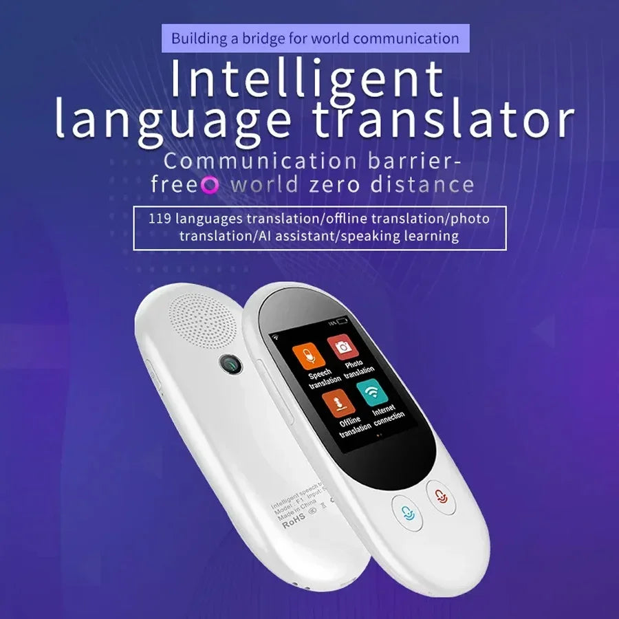 F1 Smart Voice Translator – 126 Languages, Offline & Wi-Fi Voice Translator Device Richie's