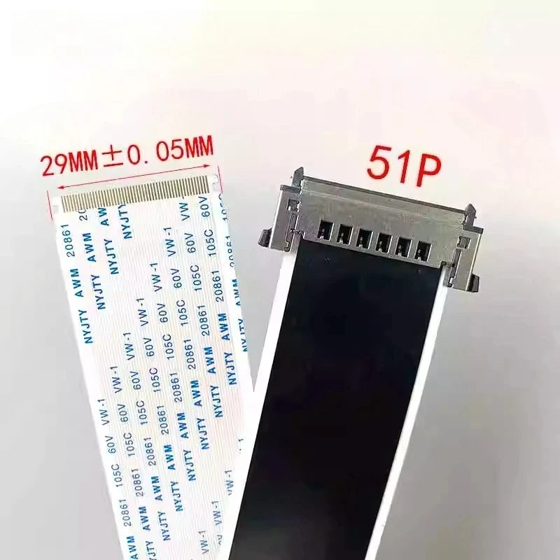 4K LVDS TV Ribbon Cable 51-Pin 41-Pin AWM 20861 – TCL Hisense LVDS Ribbon Cable Richie's 51P-29MM 600MM