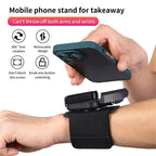 360° Rotatable Wrist Phone Holder for Running & Cycling Wrist Phone Holder Richie's