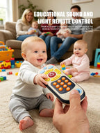 Baby TV Remote Control Toy – Light, Sound & Number Learning Baby Learning Toy Richie's