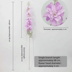 Large Silk Artificial Delphinium Flowers – 2-Fork DIY Bouquet Artificial Silk Flowers Richie's