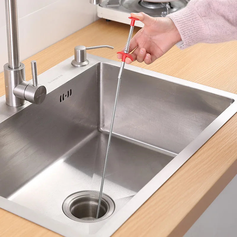 4-Claw Flexible Drain Dredger – Sewer & Toilet Hair Clog Remover Drain Cleaning Tool Richie's