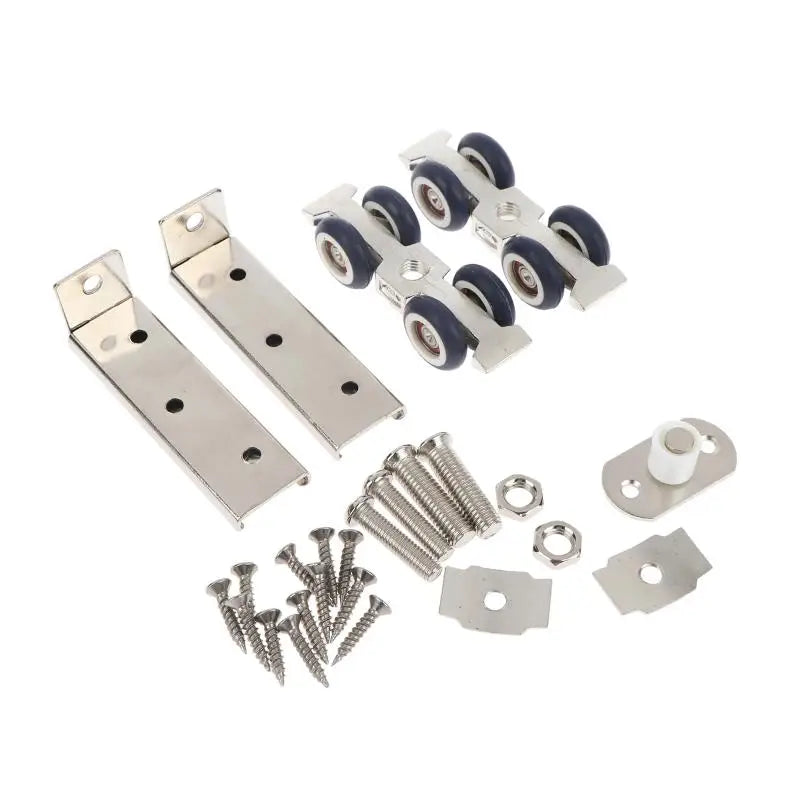 Heavy Duty Sliding Door Pulley Rollers & Rail Track – 4 or 8 Wheels Door Pulley Rollers Richie's 4 wheels