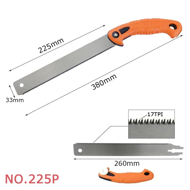FATCOOL Pull Saw 3-Edge SK5 Steel – Wood, Bamboo & PVC Cutting Hand Pull Saw Richie's