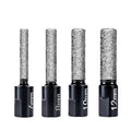 Diamond Dry Core Drill Bit Set – 4 Sizes for Tile & Granite Diamond Core Drill Bits Richie's Black 4PCS