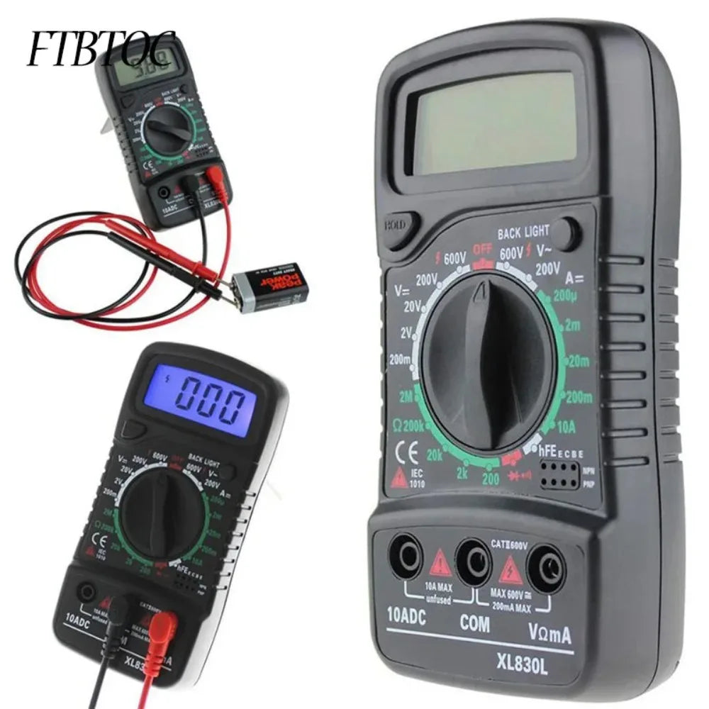 XL830L Digital Multimeter – Automotive Electrical DMM Tester Digital Multimeter Richie's Default Title