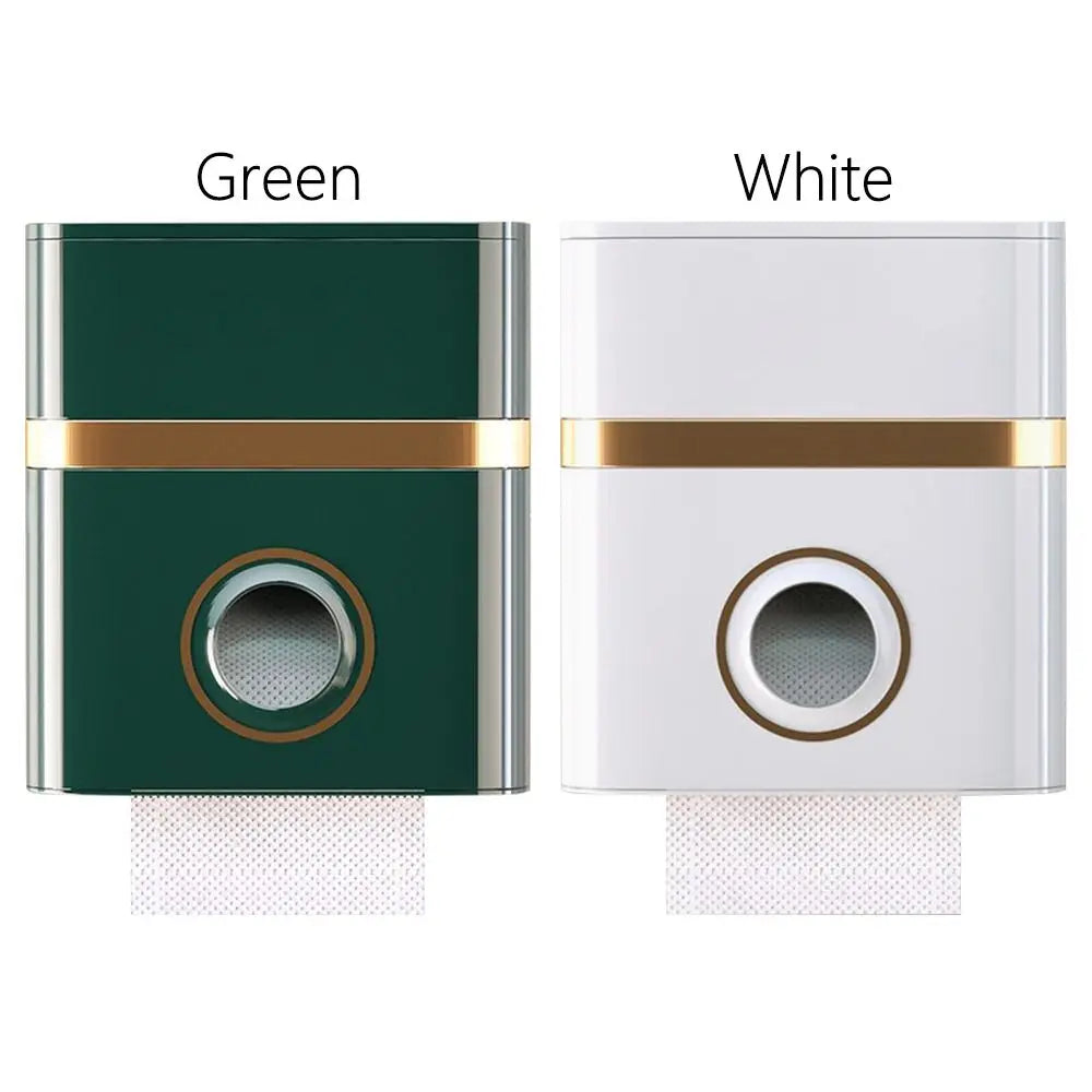Wall Mount Toilet Paper Holder Double Drawer Tissue Box Toilet Paper Holder Richie's