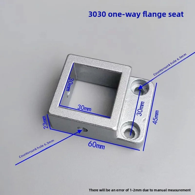 3030/4040 Aluminum Profile Four-Way Flange Holder Corner Bracket Aluminum Profile Bracket Richie's 3030 unidirectional
