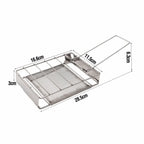 Foldable Stainless Steel Bread Grill Rack – Camping & BBQ Camping Grill Rack Richie's