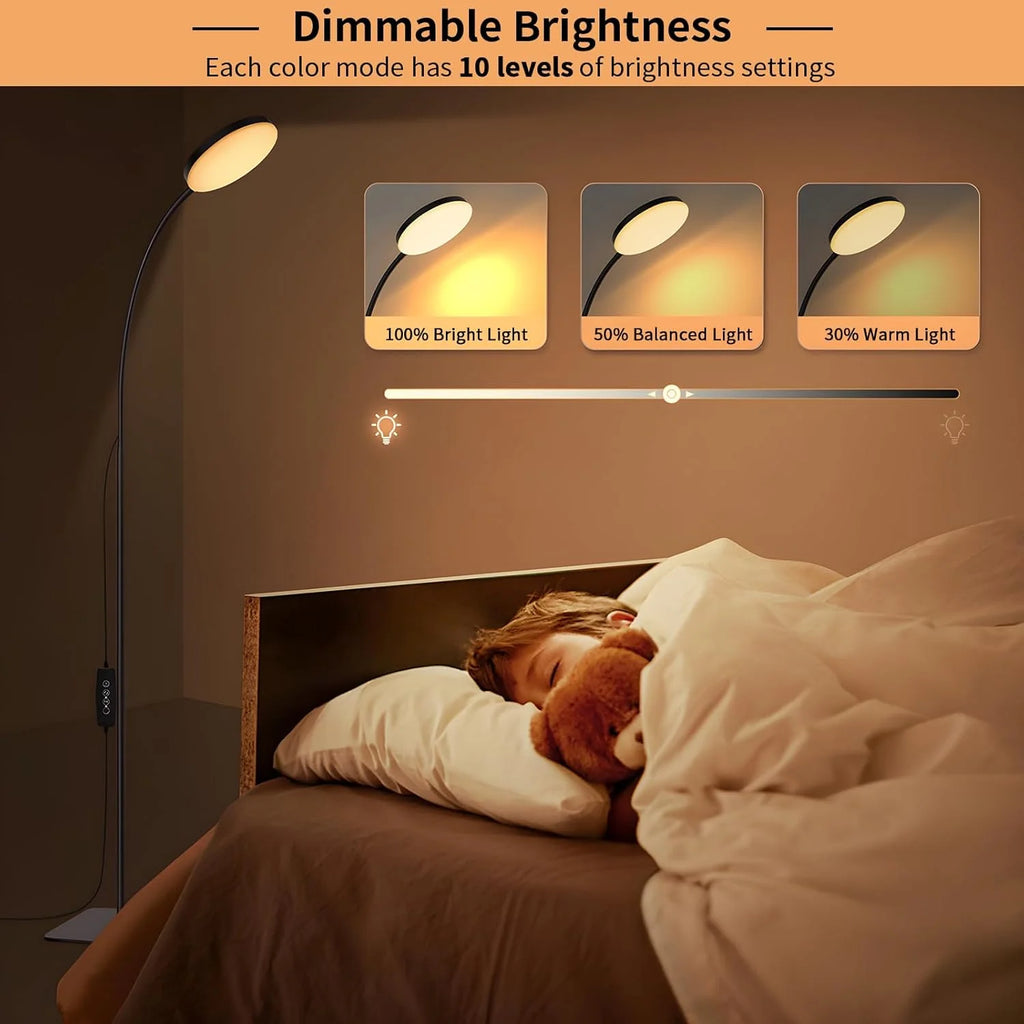 KEBINCPLED Circular LED Floor Lamp USB Dimmable 180 LEDs LED Floor Lamp Richie's