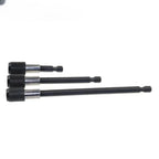 3PC Hex Quick Release Screwdriver Extension Rod Set | CR-V Steel Drill Extension Rod Richie's
