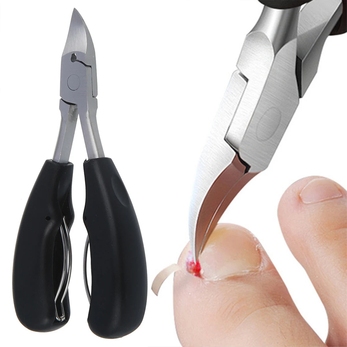Toenail Clipper for Thick Nails & Cuticle Nipper – Stainless Steel Nail Clipper Richie's