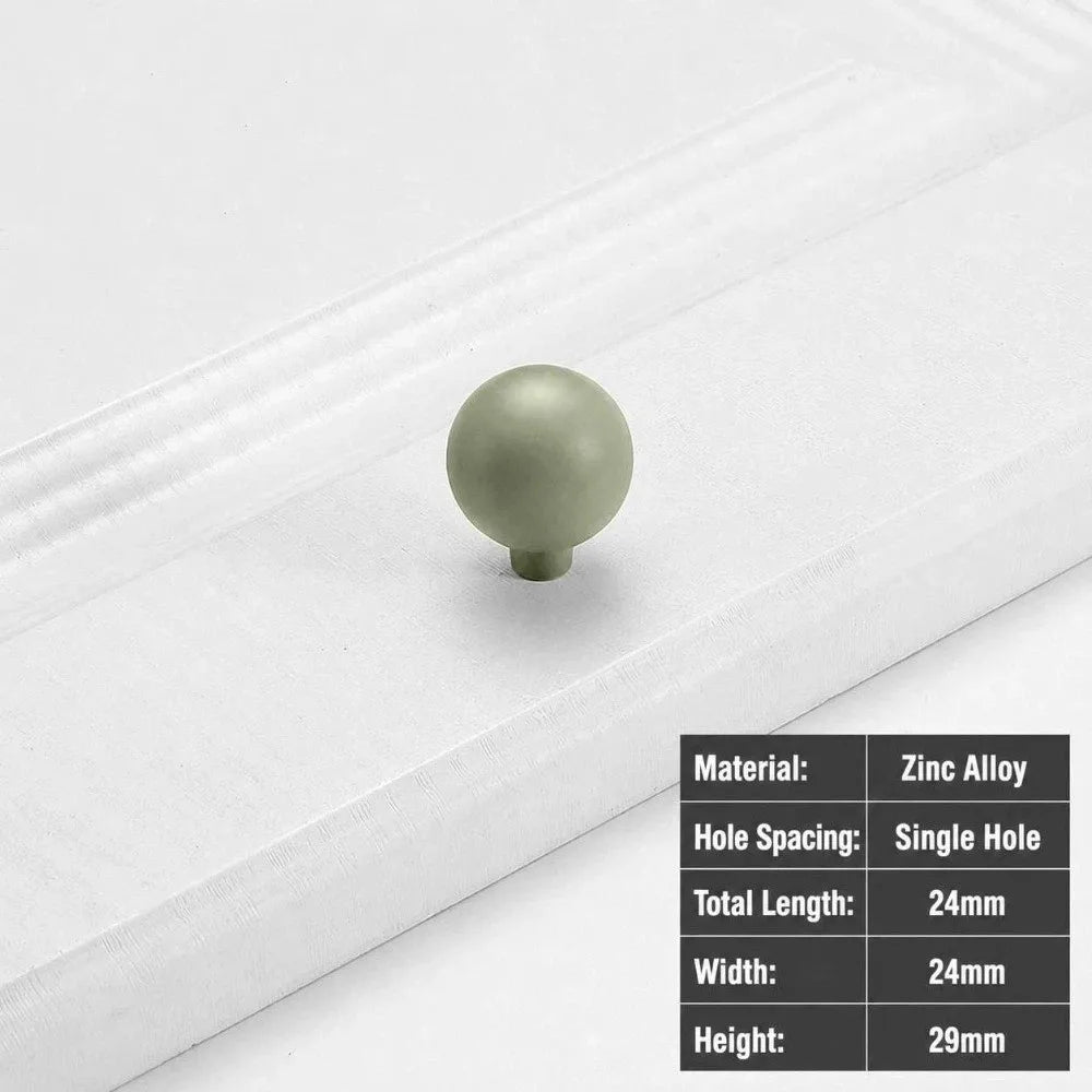 Zinc Alloy Cabinet Door Handle & Drawer Knob – Baked Finish Cabinet Door Handle Richie's 01-Green