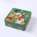 Cartoon Christmas Tinplate Candy Gift Box – Square Xmas Tin Christmas Tin Box Richie's 05