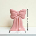 Pink Coquette Ceramic Bow Vase – Handcrafted Desk Decor Decorative Ceramic Vase Richie's Pink