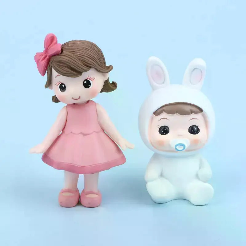 Girl Rabbit Cake Topper – Food Grade Kids Birthday Decor Cake Topper Richie's