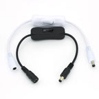 Inline DC On/Off Switch 5.5x2.1mm Connector 5V 12V 24V Cable DC Inline Switch Richie's