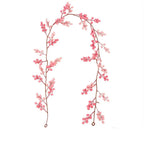 DIY Pink Berry Christmas Wreath – Artificial Garland Vine Artificial Wreath Garland Richie's