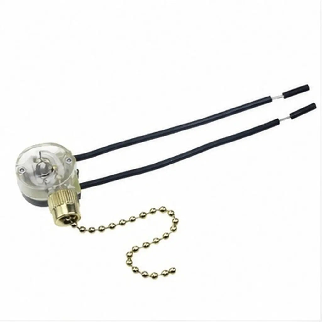 Pull-Chain Switch for Ceiling Fan Lights – On/Off Control Pull Chain Switch Richie's Default Title