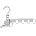 Foldable Travel Clothes Drying Rack – 5-Hook Adjustable Hanger Clothes Drying Rack Richie's Red