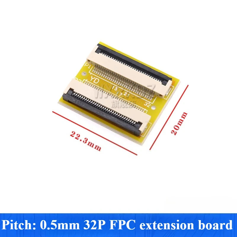 FPC FFC Flat Cable Adapter Board 1.0mm Pitch 4–60 Pin FPC FFC Adapter Board Richie's 32P 1.0MM spacing