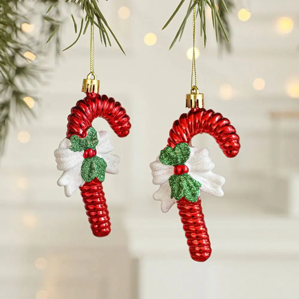 2PCS Christmas Ornament Balls – Santa, Owl & Camera Baubles Christmas Ornament Balls Richie's cane