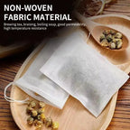 100 Pcs Drawstring Tea Bags – Disposable Empty Filter Pouches Tea Filter Bags Richie's