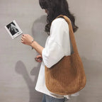 Women's Large Knit Tote Bag – Shoulder & Crossbody Handbag Women's Tote Bag Richie's light yellow