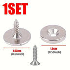 Round Metal Cabinet Door Magnetic Catches – 4/6 Set with Screws Magnetic Door Catch Richie's