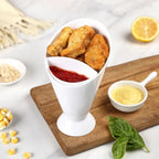 2-in-1 French Fries Snack Cup – Slanted Dipping Cup Snack Serving Cup Richie's