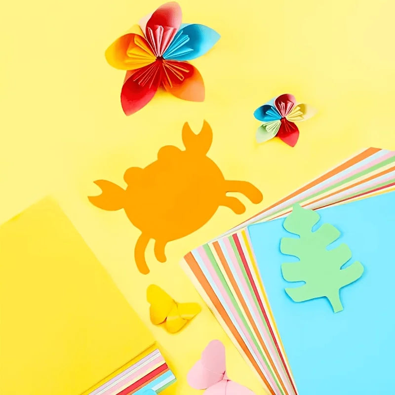 60-Sheet A4 Multicolor Craft Paper Set – 10 Vibrant Colors Multicolor Craft Paper Richie's