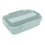 304 Stainless Steel 3-Compartment Lunch Box 1.8L Leakproof Stainless Steel Lunch Box Richie's Blue