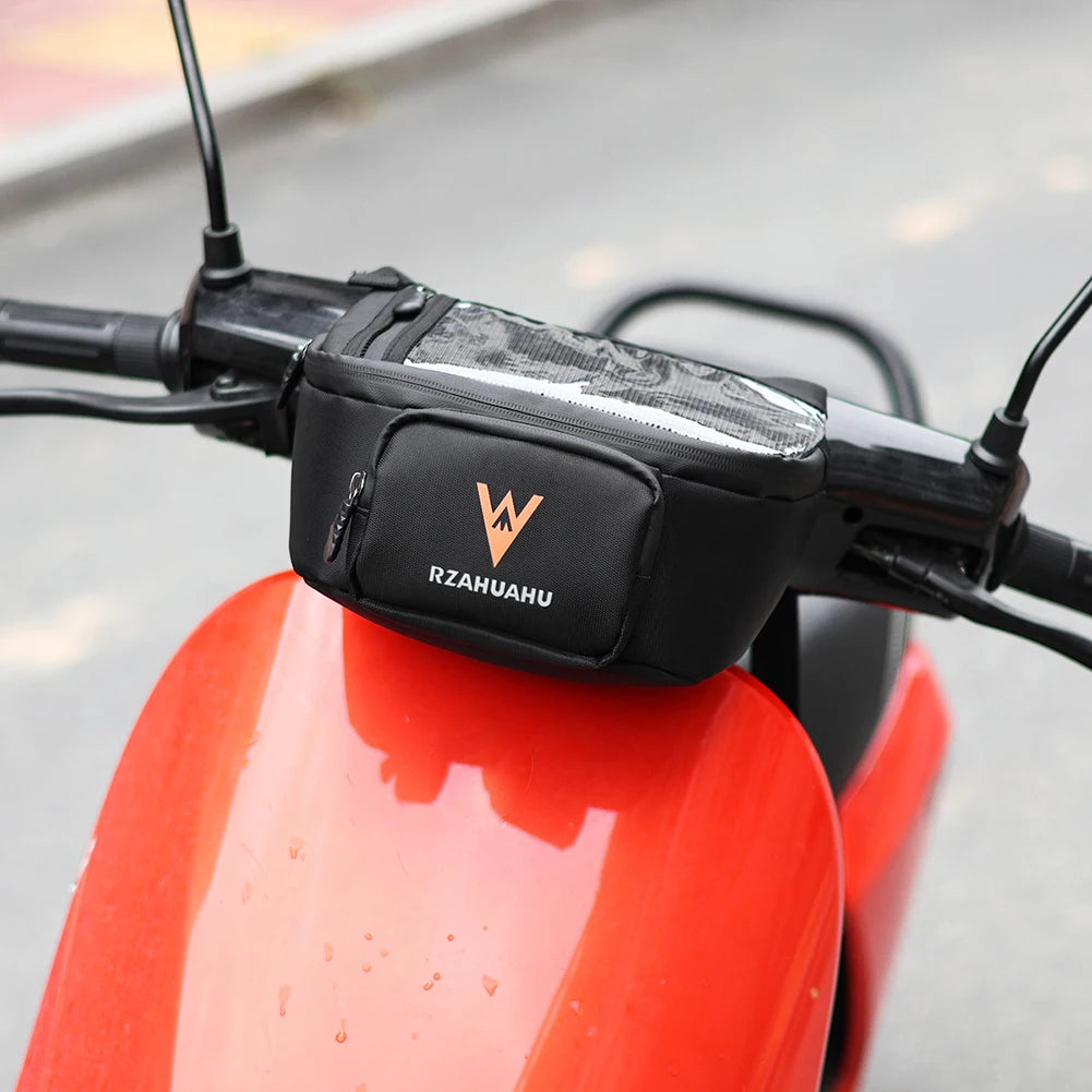 Waterproof Touchscreen Motorcycle Handlebar Bag | Front Fork Bag Motorcycle Handlebar Bag Richie's