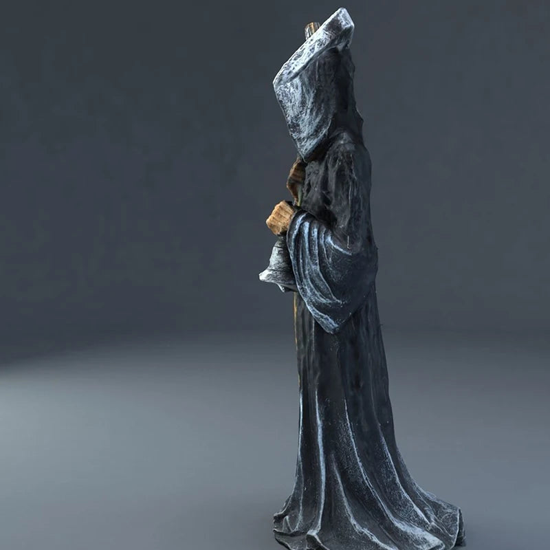 Grim Reaper Holy Death Statue – Resin Scythe Figurine Decor Decorative Figurine Richie's
