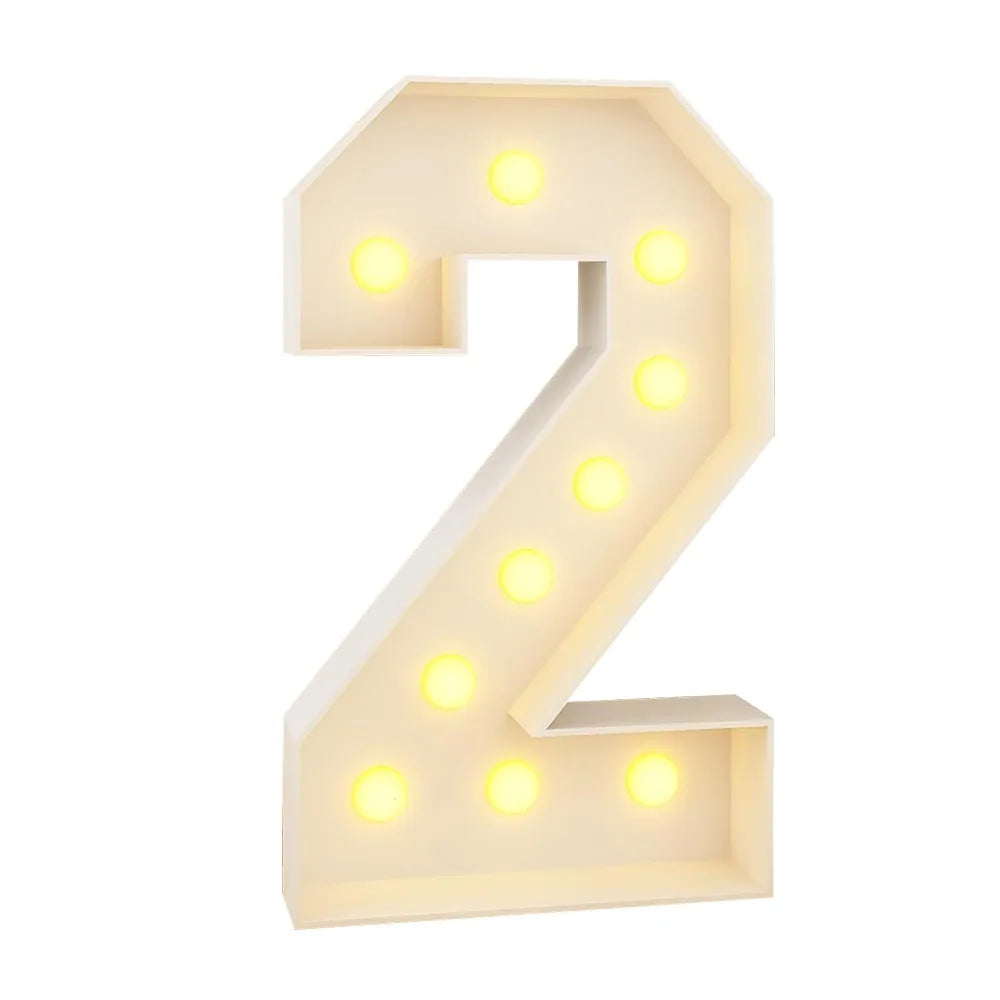 0–9 LED Light-Up Number Balloons 70cm Giant Marquee Party Décor LED Party Balloon Richie's 2