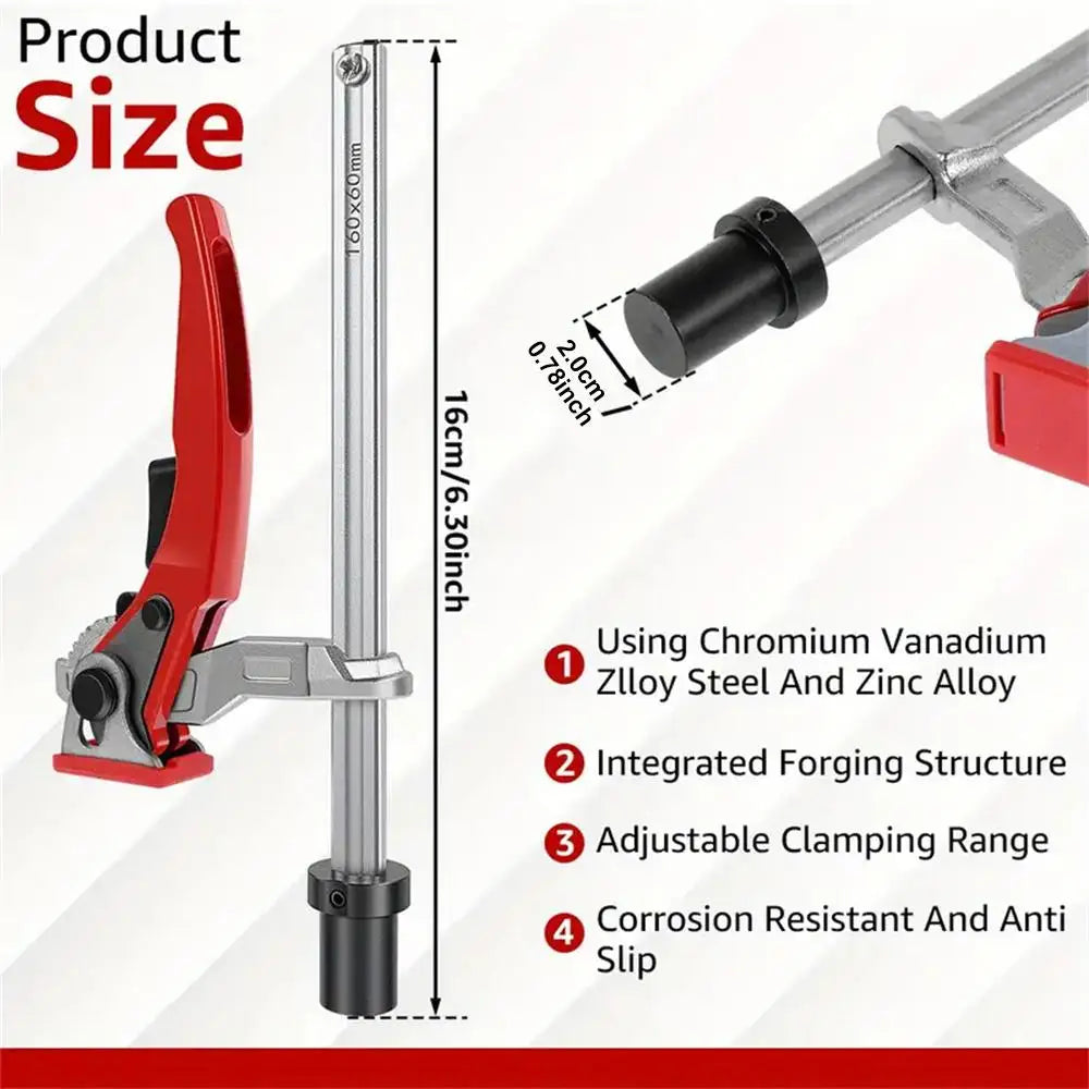 ENJOYWOOD MFT Bench Dog Hold Down Clamp 19mm/20mm 160×60mm Workbench Hold Down Clamp Richie's 1pc 20mm