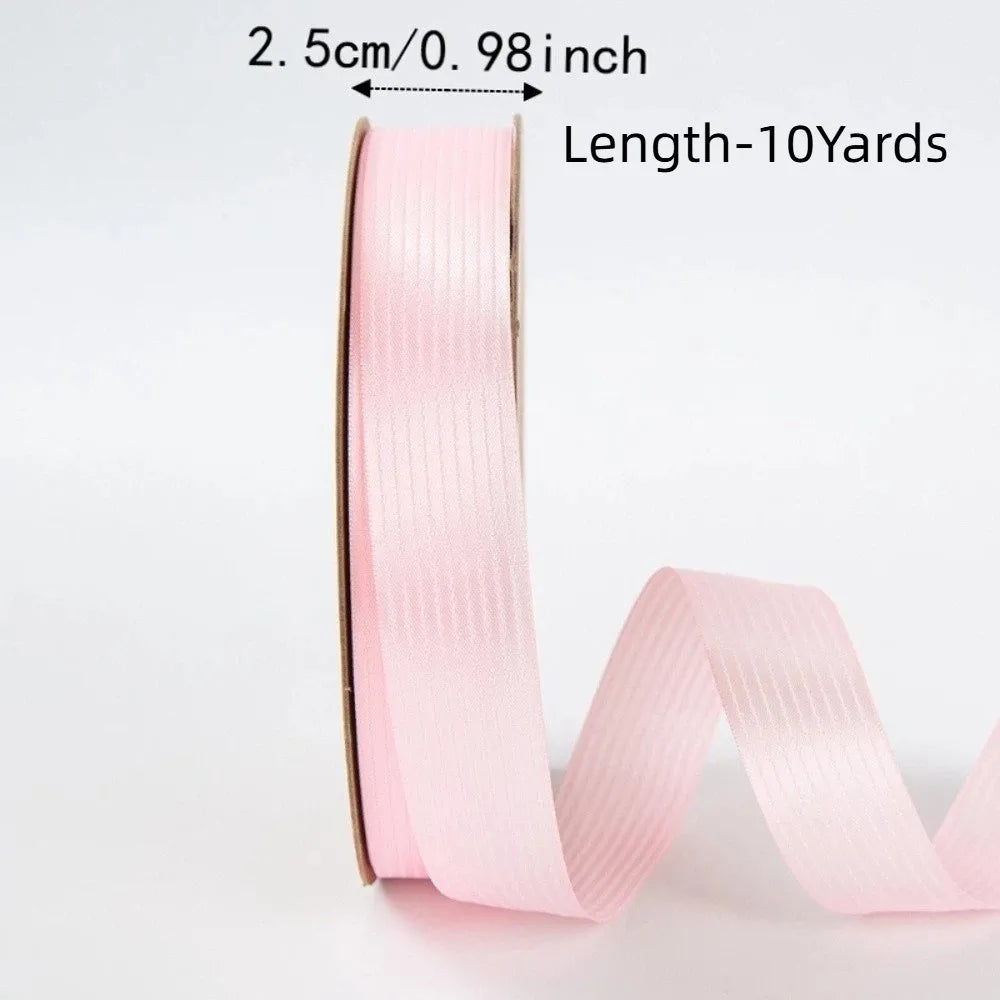 2.5cm Double-Sided Satin Ribbon – DIY Bows & Gift Wrapping Satin Craft Ribbon Richie's