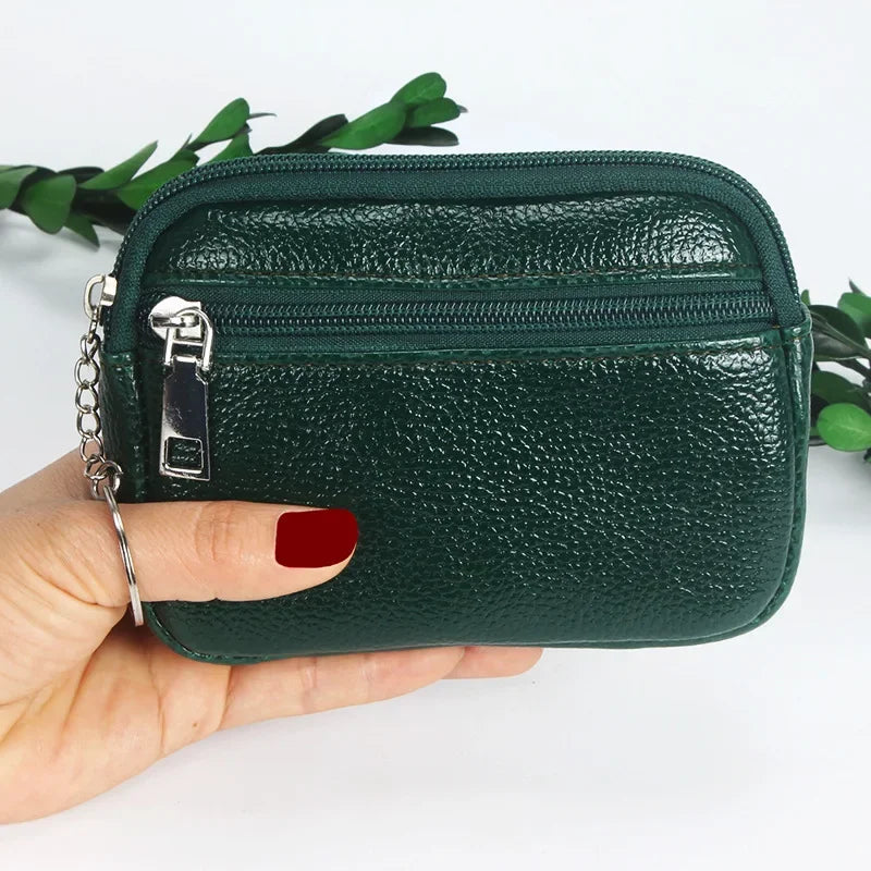 Women's PU Leather Zipper Wallet – Card Holder & Coin Purse Women's Wallet Richie's Green