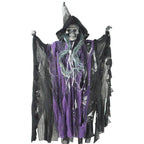 Voice-Controlled Hanging Ghost Halloween Prop – Sound & Flash Halloween Prop Richie's